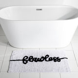 Shiraleah "Flawless" Bath Mat, White