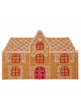 Shiraleah Gingerbread House Doormat, Natural