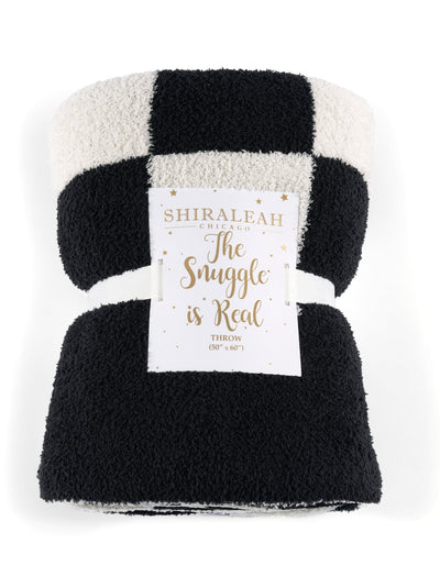 Shiraleah Tanner Reversible Throw, Black