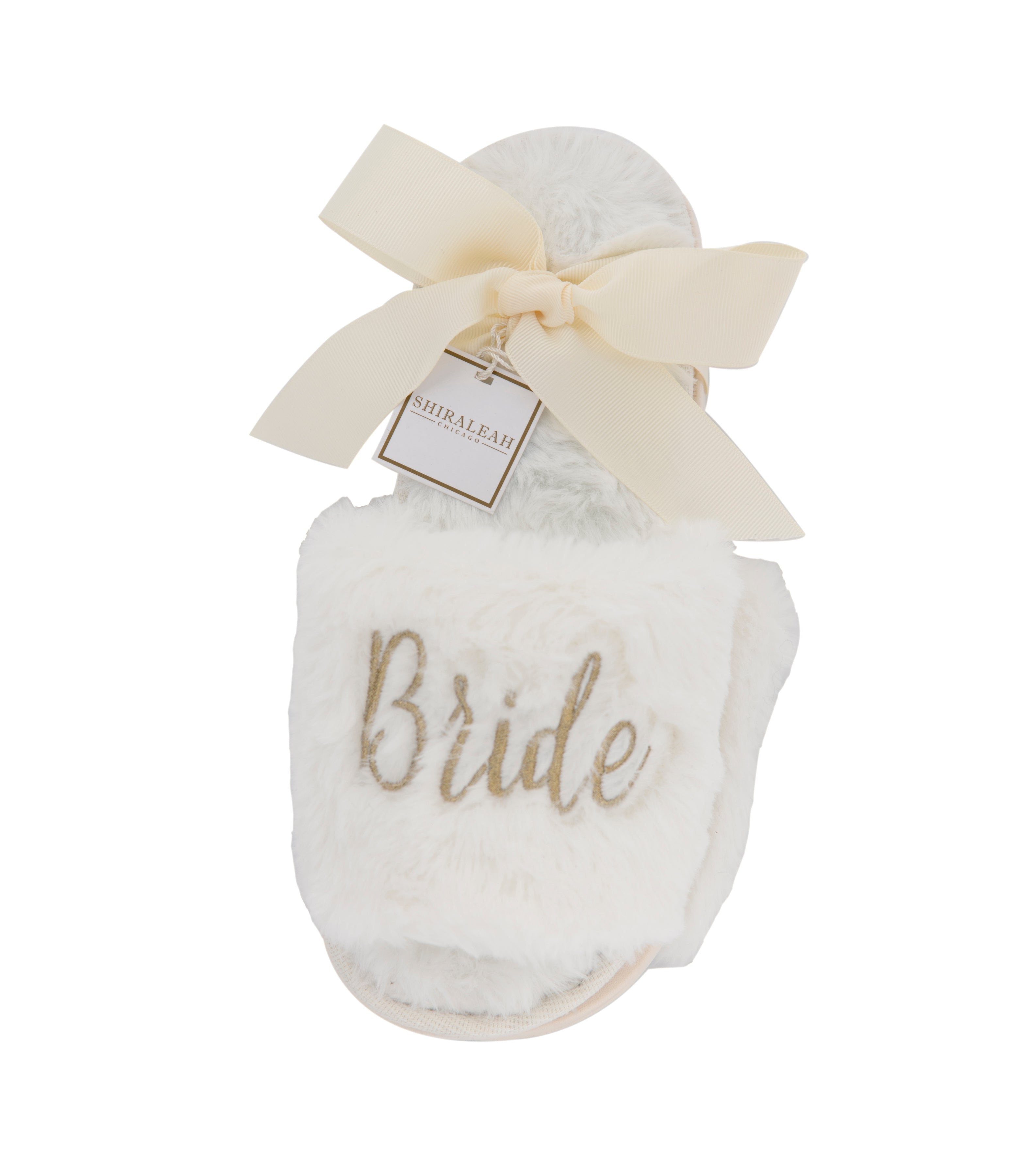 Shiraleah "Bride" Slippers, Ivory