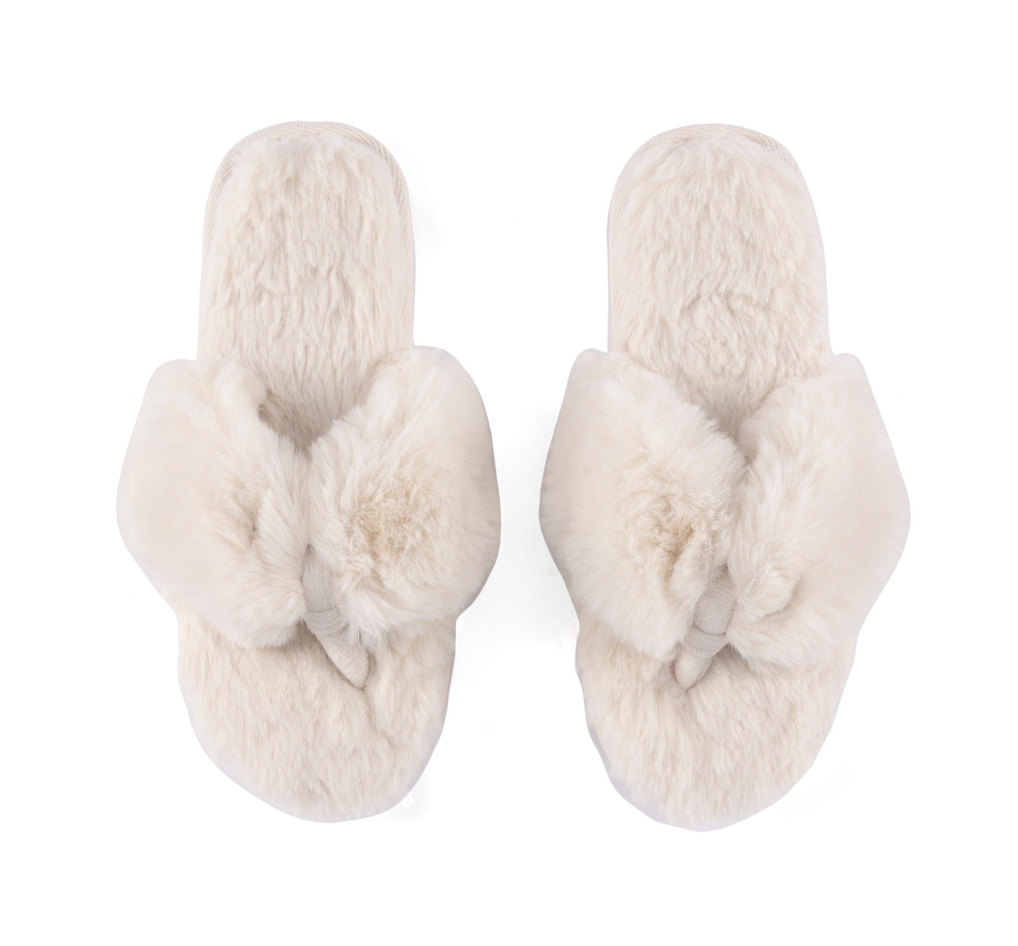 Shiraleah Rina Thong Slippers, Ivory