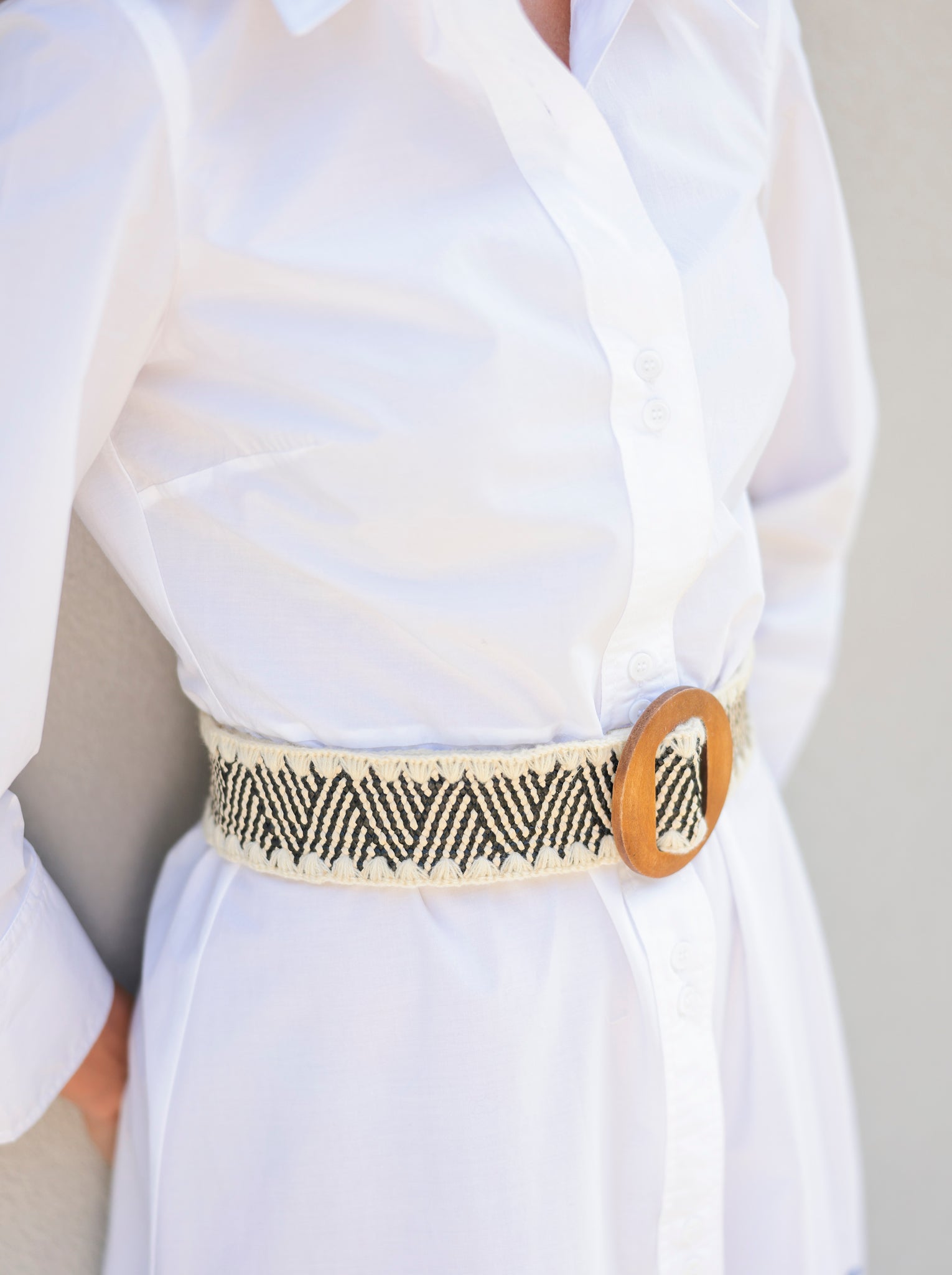 Shiraleah Amata Belt, Black - FINAL SALE ONLY