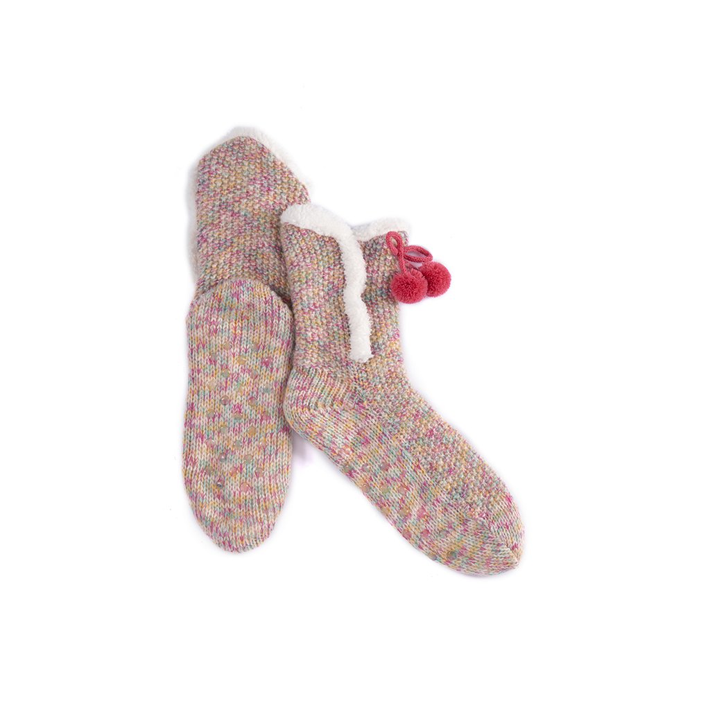 Shiraleah Pia Knit Slipper Socks, Multi