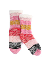 Shiraleah Fiona Stripe Knit Slipper Socks, Multi