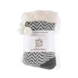 Shiraleah Yancy Knit Slipper Socks, Grey