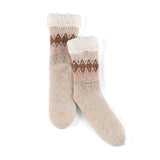 Shiraleah Jules Knit Slipper Socks, Oatmeal