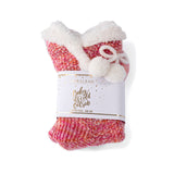 Shiraleah Yosemite Knit Slipper Socks, Pink