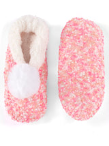 Shiraleah Yule Slipper Socks, Pink