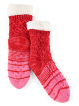 Shiraleah Jovie Slipper Socks, Red