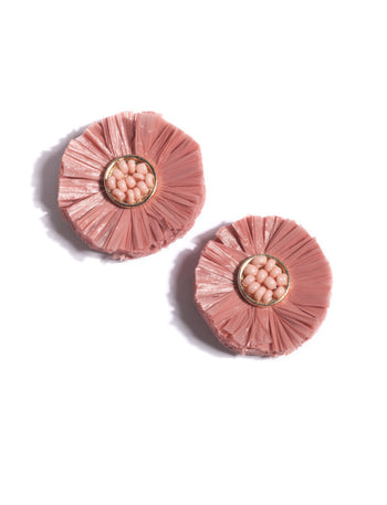 Augusta Earrings, Rose