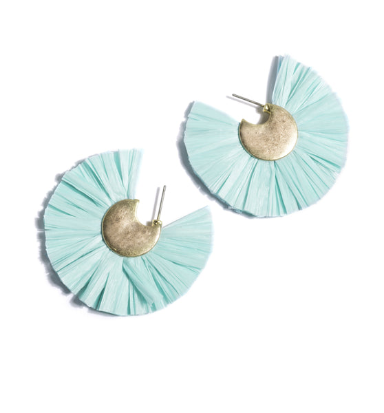Eden Earrings, Turquoise