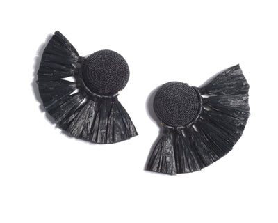 Ryder Earrings, Black