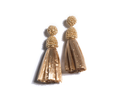 Serafina Earrings, Gold
